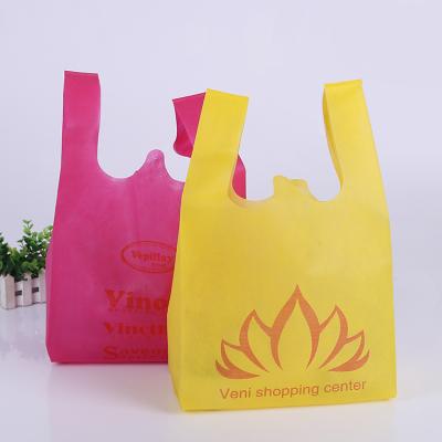 China Cheap Eco - Friendly Promotional Non Woven Handled Shopping Bag for sale