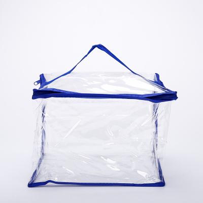 China Fashion Cheap Price Wholesale Customized Clear PVC Cosmetic Bags With Zipper for sale