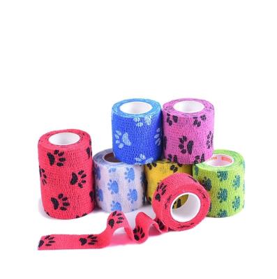 China Sports Wear Bulk Wholesale Custom Logo Printing Non Woven Elastic Bandage for sale