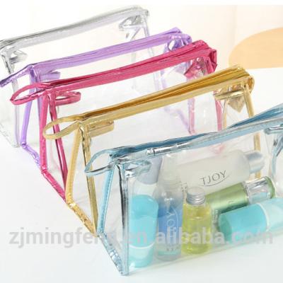 China PVC Hanging Clear Toiletry Bag PVC Cosmetic Bag for sale