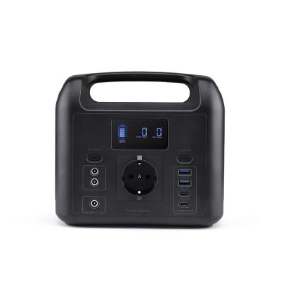 China Lifepo4 Power Station Power Bank 110v 500W Portable Outdoor High Voltage Portable Power Supply for sale