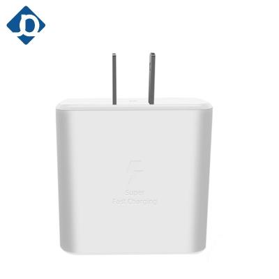 China Super Fast Charging 3.0 Fast Charger 45W USB Type C Palladium Quick Fast Charger Adapter For Samsung Galaxy S20S21S22 for sale