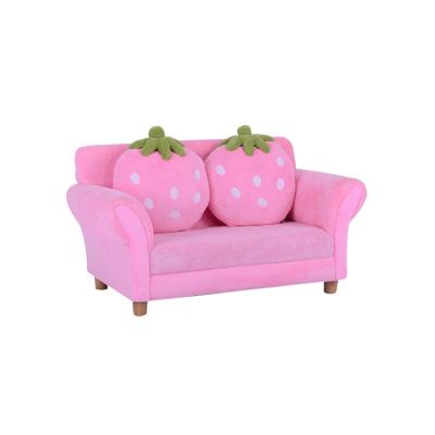 China Modern strawberry kids 2 seater sofa chair toddler chair for sale