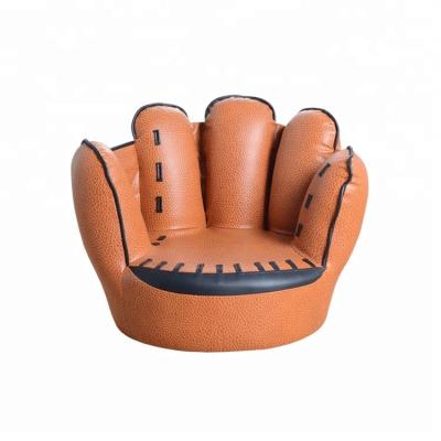 China PVC Material Indoor Baseball Glove Sofa Funny Finger Sofa For Kids for sale