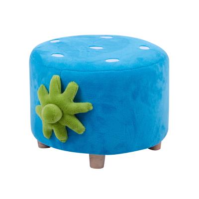 China Shoe Shop The Ottoman Blue Strawberry Living Room Stools For Sale Mini Stool Kids Furniture Home Stool for sale