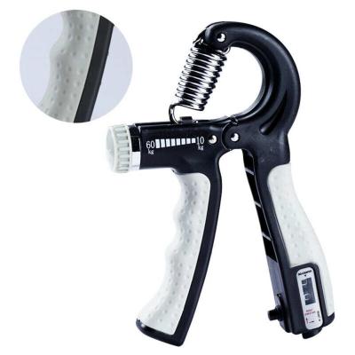 China Customized Adjustable R-shape Hand Grip Strength Exerciser Hand Grip Strengthener With Counter for sale