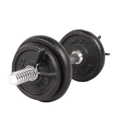 China Hot Sales Customized Barbell Gym Weight 2Pcs 25mm Barbell Gym Weight Bar Dumbbell Lock Clamp Spring Collar Clips new dropshipping for sale