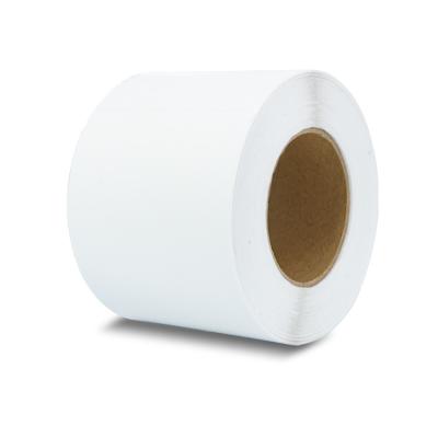 China 3 Inch Core Blank Paper Self-adhesive Waterproof Three-proof Thermal Paper Industrial Printer Label Paper for sale