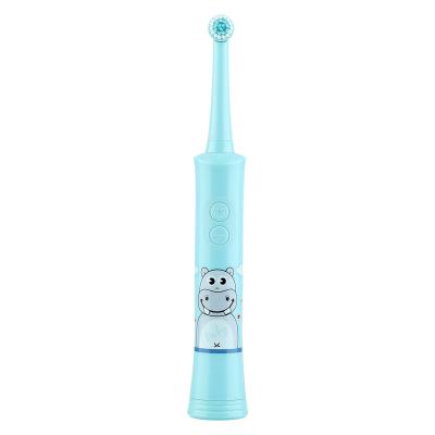 China Shinerosy Battery Operated Children's Cartoon USB Electric Rotary Toothbrush Charging Magnetic Waterproof Soft Bristle IPX6 Smart Timer SR-OTBC12 for sale