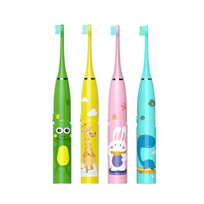 China Shinerosy Electric Children Battery Powered Cartoon Soft Bristle Toothbrush IPX7 Waterproof Cleaning 6 Modes Kids Gift Factory OEM SR-OTBC11 for sale