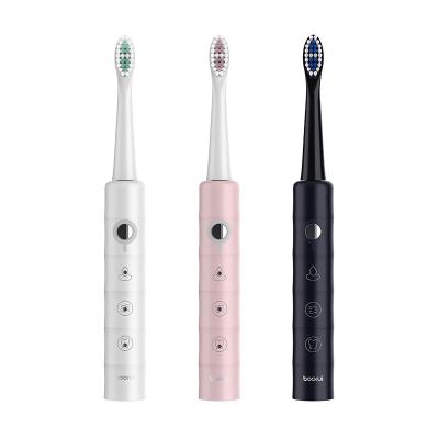 China Shinerosy Household Sonic Electric Toothbrush Charging 5 Speeds Battery Operated IPX 7 Waterproof Tooth Cleaning Soft Fur Bamboo Handle SR-OTBA01 for sale