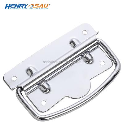 China Direct Selling EN71 Price Unsprung Carry Handle For Carry Box Without Outer Handle Plated Chromed Cabinet ATA Flight Case for sale