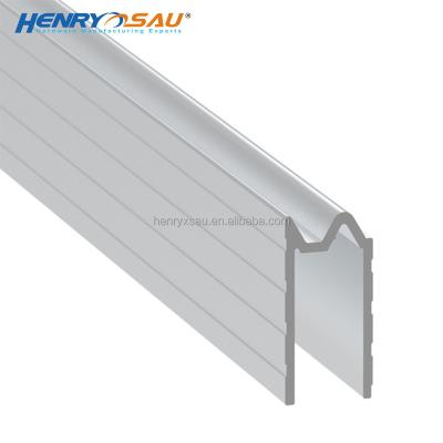 China M Shaped Aluminum Hybrid Aluminum Extrusion Slot Case Factory Price EN71 Flight Strip Framing Unequal Legs For 11mm Panels for sale