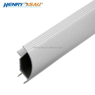 China New Model EN71 Aluminum Extrusion Industrial Product 3.2 Flute R15 Stripe Bar For Flight Road Crate Edge Decoration And Corner Guard for sale