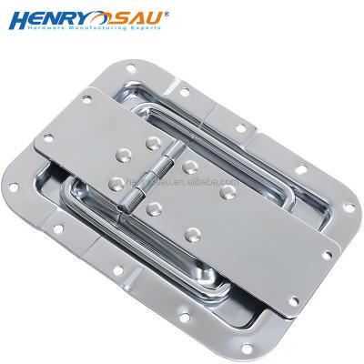 China Professional Manufacturer Hardware Knuckle Brace Supporting And Connecting Hinge With Lid Stay Lid Support Stay Hinge For Flight Case Accessaries for sale