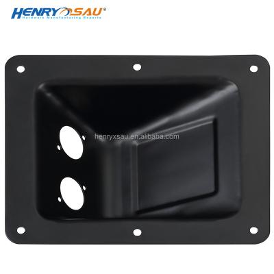 China HOME THEATER Quality Recessed Loudspeaker Cabinet Cup Terminal Jack Plate Loudspeaker Box Audio Sound Accessories For Stage Home Theater for sale