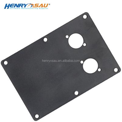 China Surface Installation for OEM/ODM Parts Speaker Cabinet Parts Terminal Steel Sheet Speaker Box Rack Plate Stage Speaker Accessories XLR Base Support Panel speaker for sale