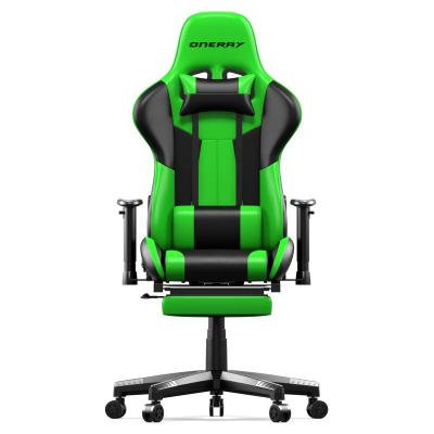 China Cheap Adjustable Popular Price Brand ONERAY Germany (Height) Gaming Chair Packing Design For Game Runner With Footrest for sale