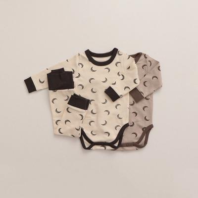 China Soft Hot Selling Baby Clothes Set Long Sleeve Baby Jumpsuit +Pants Newborn Soft Cloth Baby Outfits for sale