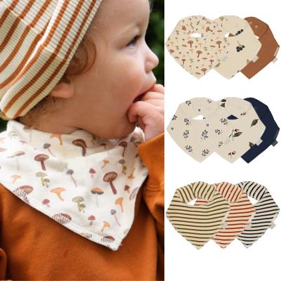 China Bib Washable Anti-dirty Newborn Baby Towel Cotton Baby Towel Saliva Triangle Towel Absorbent Bib for sale