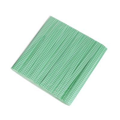 China Moisture Proof Custom green twist tie bow Spool metallic tie twist for Bread and Gift Store packing for sale