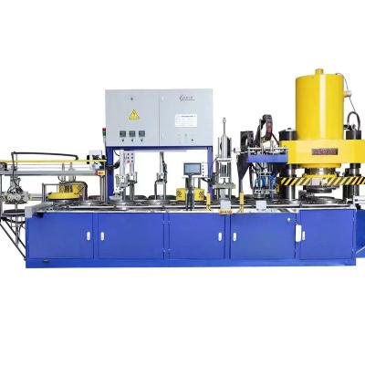 China Easy Opperation Automatic Saving Energy Industry Double-pressure Head Resin Grinding Wheel Forming Machine for sale