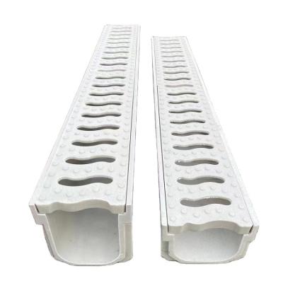 China Modern Rainwater Drainage Gutters Factory Supply Resin Compound Drainage Ditches for sale