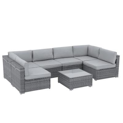 China Durable Hotsale outdoor sofa set garden furniture of outdoor sectional sofa for sale