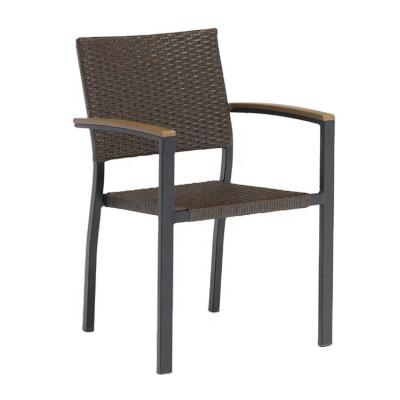 China Durable New design outdoor garden aluminum rattan chair for sale