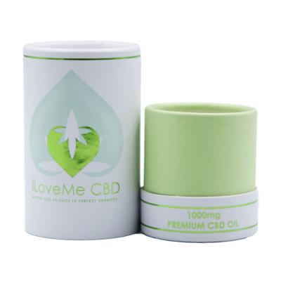 China Handmade Cosmetics Packaging 60ml 120ml Frosted Amber Green Cosmetics Essential Oil Glass Bottle Eco Paper Packaging for sale