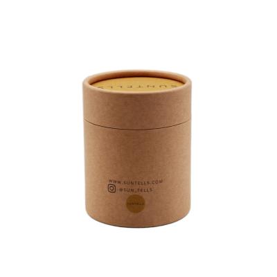 China Handmade Luxury Rigid Recyclable Candle Packaging Round Paper Tube For Candle for sale