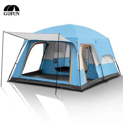 China Camouflage/field play tent outdoor camping beach tent portable folding camping double layer waterproof camping tent for sale