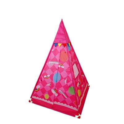 China Toy Camping Outdoor Kids Teepee Tent Polyester Soft Fabric Tent, Teepee Tent For Kids for sale