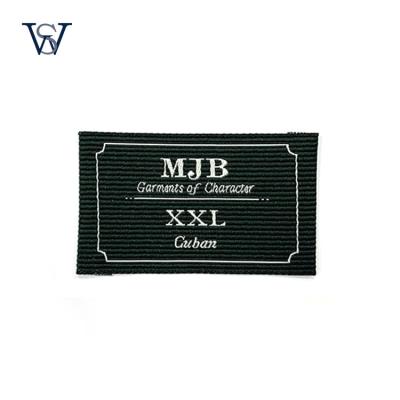 China Factory Sustainable Wholesale Customized Brand Woven Size Label for sale