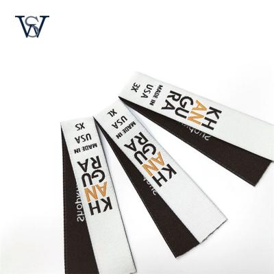 China Sustainable Custom Fashion High Quality Woven Apparel Labels for sale