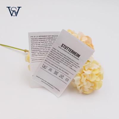 China Manufacturer Custom Brand Name Washable Wholesale Cloth Woven Garment Label For Woven Garment Labels for sale