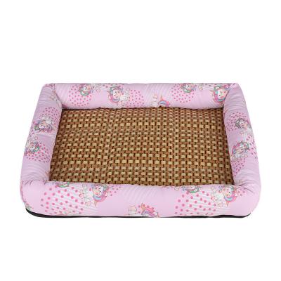 China Sustainable Custom Four Seasons General Square Breathable Pet Cat and Dog Kennel Summer Mat Pet Nest Supplies for sale