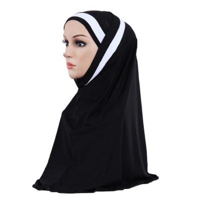 China New polyester hijab swimwear designs malaysian shawl malaysian shawl polyester dubai malaysia square scarf snap hijab for sale