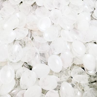 China Home Decoration Crystal White Crystal Clear Quartz Guitar Pick Natural Crystal Crafts Accessories for sale