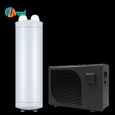 China Outdoor Air Source Mini Inverter Split Domestic Hot Water Heat Pump for sale