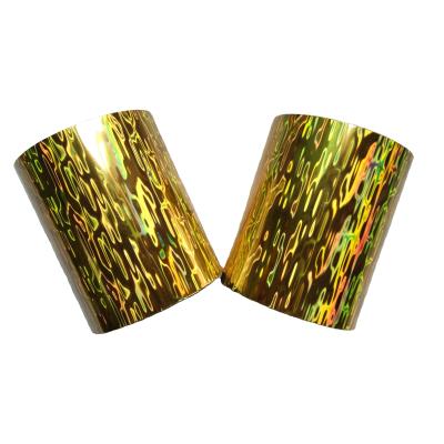 China Metallic Hot Stamping Foil For Fishing Gold Color Small Size 8cm*120m / Lure Tape Fishing Lure Foil for sale