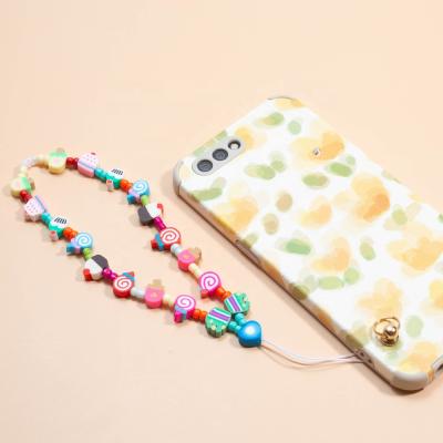 China Fanshion Simple Same Cute Kids Must Love Deserved Baby Shower Gift Phone Chain Charm Strap for Lovely Girl Jewelry for sale