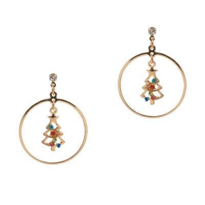 China CLASSIC Cute Christmas Tree Earring Designs Handmade Christmas Earrings For Women Jewelry for sale