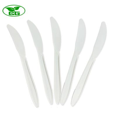 China Factory Wholesale High Quality Cheap Disposable Cutlery Supplier China Corn Pla Plastic Knife And Fork for sale