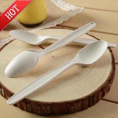 China Disposable and Eco-friendly Heavy Eco Friendly Compostable Plant Based Biodegradable Disposable Cutlery Set for sale