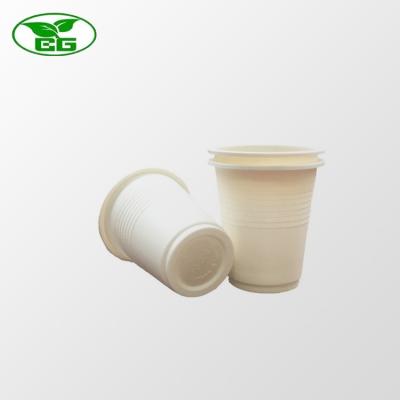 China Sustainable White Take Away Hot Cold Drinks Biodegradable Eco Friendly Disposable Cups for sale