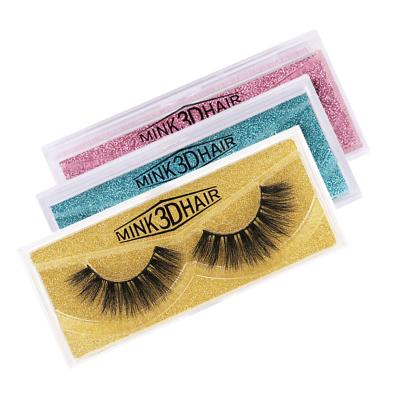 China 3d Hot Sale 3d Real Mink Eyelashes False Eyelashes 2021 Thick 100% Real Mink Fur False Eyelashes Handicraft for sale