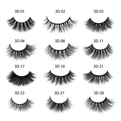 China Factory Wholesale 3D Mink Lashes Real Mink Dramatic Tresluce Thick Strip 5D 25MM Siberian Mink Lashes Full for sale