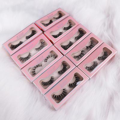 China Luxury Thick Curly False Eyelashes Tresluces Mink Lashes Pink Cute Custom Fairy Mink Eyelashes Soft Natrual Long Thick Curly False Eyelash Packing Box for sale