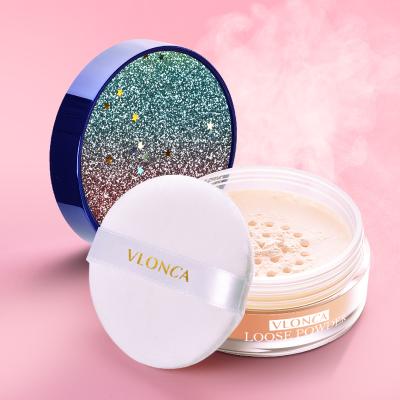 China Brighten Oil-control Waterproof Loose Powder High Pigment Private Label Setting Powder Naturally Doesn't Shed Makeup for sale